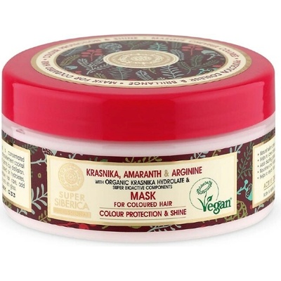 Natura Siberica Super Siberica Krasnika, Amaranth & Arginne Mask for Coloured Hair 300 ml