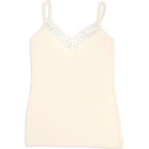 Engel Дамско копринено термобельо Engel Women's Top with Lace Silk base layer - Natur - размер 42/44 (EU) (114-1895-0213)