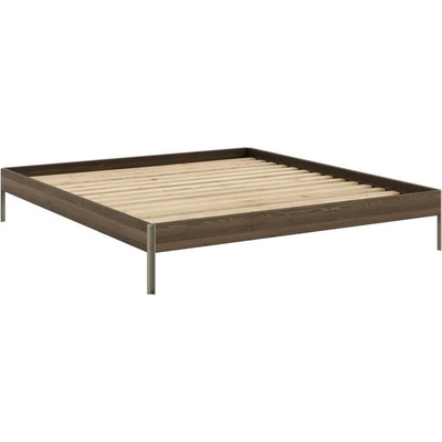 Karup Core bed natural pine borovice / sagegreen carob