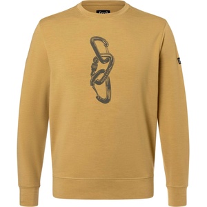 super. natural Мъжки вълнен пуловер super. natural Carabineri Crew Jumper - Sahara / Cashmere Grey Melange - размер XXL (005-6917-0115)