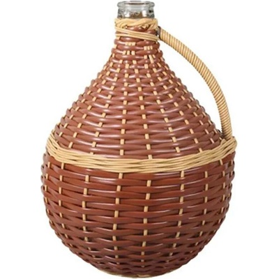 Demižon skleněný opletený 10L (balík max.4ks)