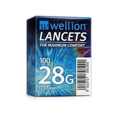 MED TRUST Handelsges. m. b. H. Wellion LANCETS 28G - Lanceta sterilná 100 ks