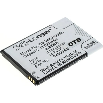 Image 1 of VHBW Батерия за Wiko Jimmy, 1700 mAh (800110461)