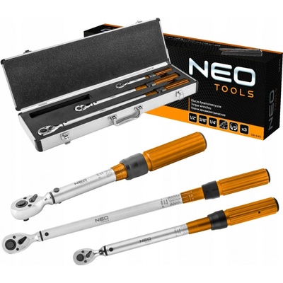 NEO Tools Sada obojstranných momentových kľúčov 3 ks 08-845