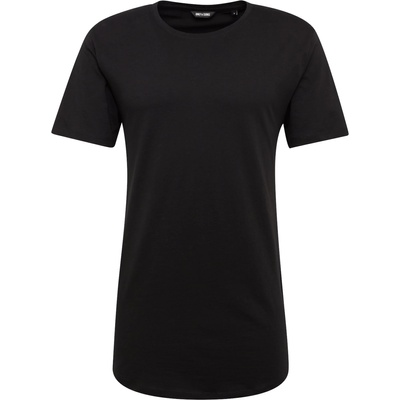 Only & Sons Тениска 'Matt' черно, размер XXL