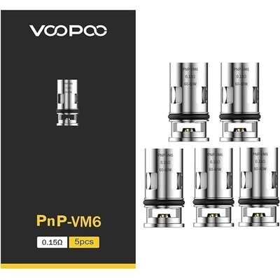Voopoo PnP-VM Coil 0,15 ohm 5 ks