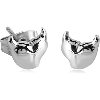 Steel Edge oceľové náušnice pecky 162-Srdce