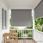 vidaXL Щора за открито с UV защита Светлосиво 100 x 230 см (Ш x В) (42041263)