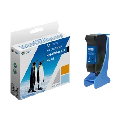 Compatible ГЛАВА ЗА HEWLETT PACKARD DeskJet 710C/720C/820Cxi/850C/815C/OfficeJet 1150C/1170C - Black - /45/ - 51645A - PN NH-R0645BK - G&G (200HP45A GG)