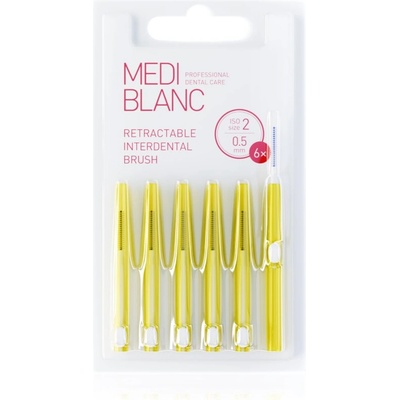 MEDIBLANC Interdental TB Pull Out System 0.5mm изваждаща се интердентална четка 6 бр