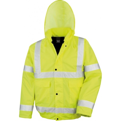 Result Unisex zimná reflexná bunda R217X Fluorescent Yellow