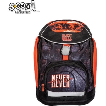 S-Cool Ученическа анатомична раница scool pro never give up