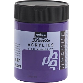 Pébéo Studio Fine АКРИЛНА боя Dark Cobalt Violet Hue 500 ml 1 бр (171047)
