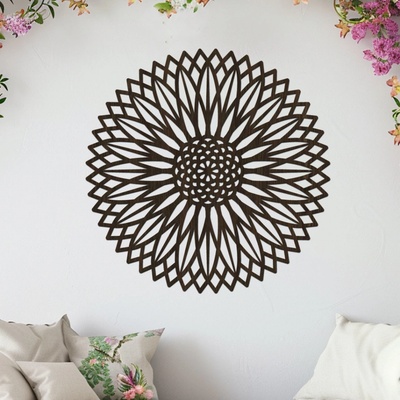 dřevo života Dřevěná mandala DŮVĚRY Rozměry (cm): 95x95, Zvolte barvu dekoru: Wenge