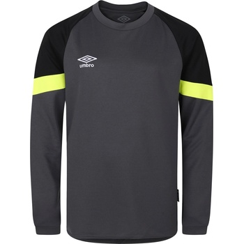 Umbro Men's Long-Sleeve Goalkeeper Top - Blackened Pearl