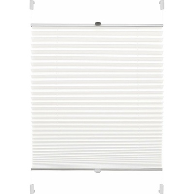 Gardinia Biela roleta 42,5x150 cm Plisé Verona