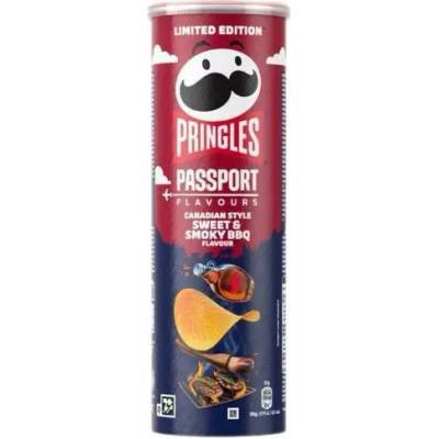 Pringles canadian smoky bbq 165 g