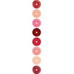 TITANUM Sequins 7mm 8 colors x 2.5g rose-red