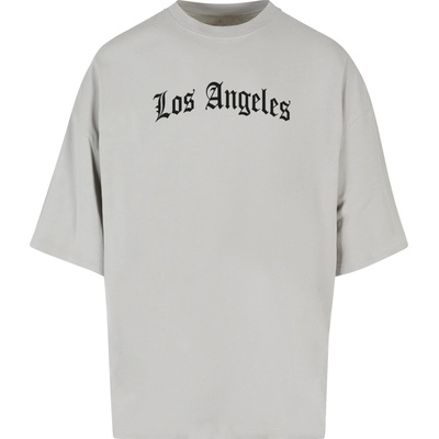 Mister Tee Тениска Los Angeles Wording New Huge Tee lightasphalt XXLUB-MT10180-02946 - Черен, размер XXL