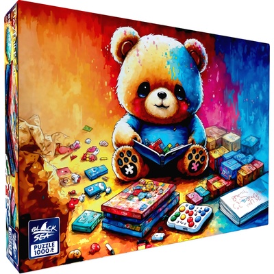 Black Sea Пъзел Black Sea от 1000 части - Игривото мече (BS82322)