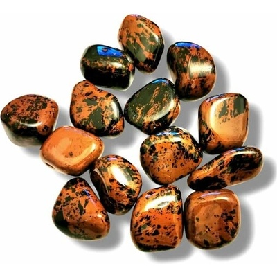 OBSIDIAN moka (mahagonový) tromlovaný