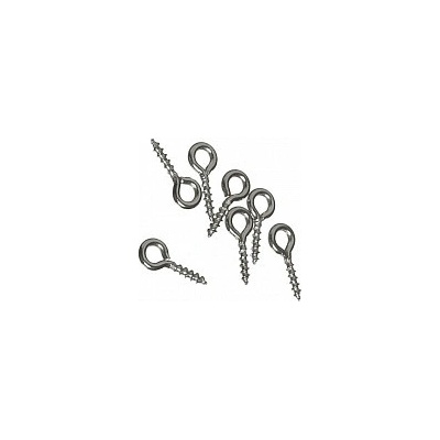 Očko se závitem, 10x4 mm, 20 ks