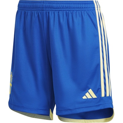 adidas Дамски къси панталони Adidas Sweden Women's Team 23 Away Shorts Womens - Blue