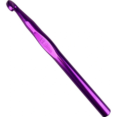 Pro Háčkování Háček kovový 12 mm fialový