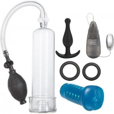 CalExotics Пенис помпа с аксесоари "ultimate sta-hard kit" 6 части