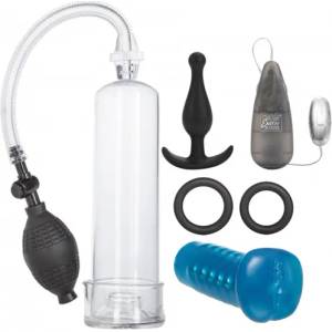 CalExotics Пенис помпа с аксесоари "ultimate sta-hard kit" 6 части