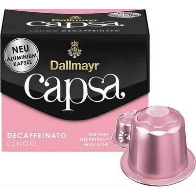 Dallmayr Capsa Lungo Decaf hliníkové kapsule 10 ks