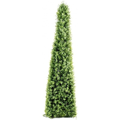 Vonkajší umelý strom Buxus pyramíd, 160cm