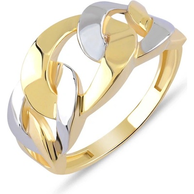 Lillian Vassago prsten v kombinovaném zlatě LLV59 GR005