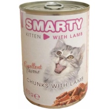 Smarty Cat Kitten Jehněčí chunks 410 g