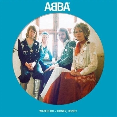 Abba - Waterloo (Swedish) Honey Honey (Picture Disc) (Limited Edition) (Anniversary Edition) (7" Vinyl)