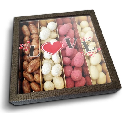 Sablio Mandle v čokoláde Love 4 x 80 g
