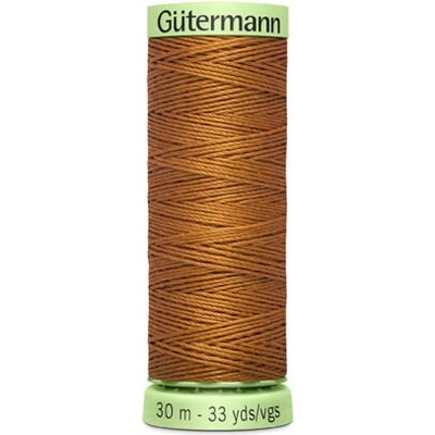 Nit PES Gütermann JEANS - extra silná 30 (30m) barva 448 - hnědá