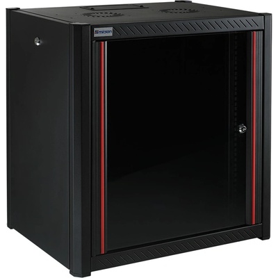 Mirsan Комуникационен шкаф Mirsan MR. WTN12U45.01, 19", 12U, 450mm, черен, за стена (MR.WTN12U45.01)
