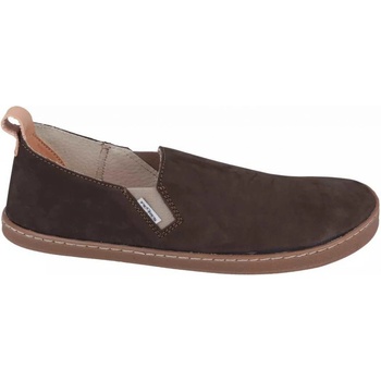 Barefoot kožené Slip on Pegres BF82 hnědé