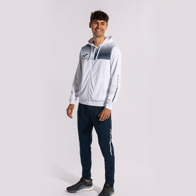 Joma Eco Supernova Zip-up Hoodie biela modrá námornícka