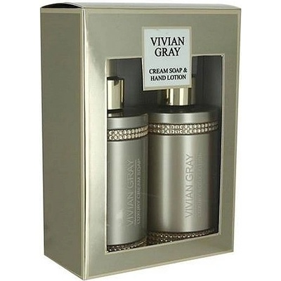 Vivian Gray Crystals Brown tekuté mýdlo 250 ml + tělové mléko 250 ml dárková sada