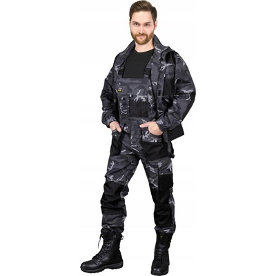 Reis kalhoty s laclem zesílené s kapsami FORECO-B maskáčový