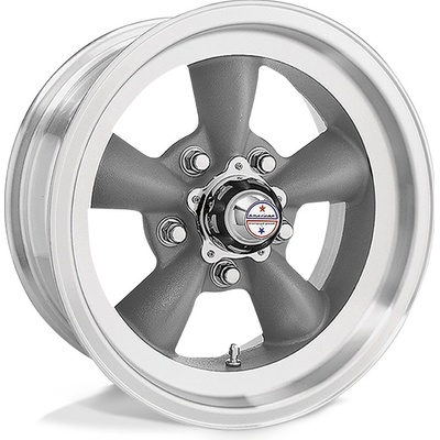 AMERICAN RACING VN105 TORQ THRUST D 7x15 5x120,65 ET-6 gray machined lip