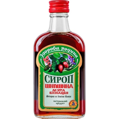 Zdorova rodyna Sirup šipek máta echinacea 200 ml