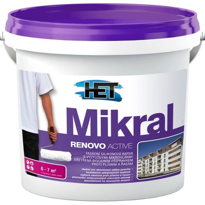 Het Mikral Silikon bílá/ báze A 20 kg – Sleviste.cz