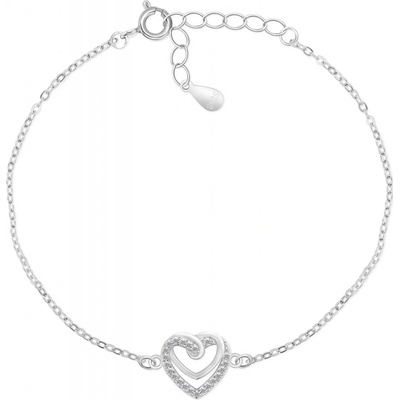 Brilio Silver náramek BRC62W – Zboží Dáma