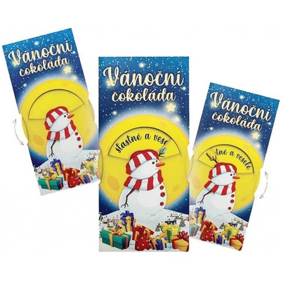 Bohemia Gifts Vianočná interaktívna čokoláda s prianiami 100 g