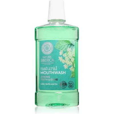 Natura Siberica Natural Mouthwash Strong Teeth & Gums билкова вода за уста с цинк 520ml