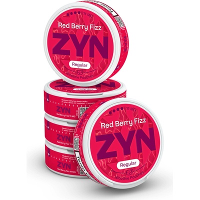 ZYN Red Berry Fizz 11 mg 5 krabiček po 21 sáčcích