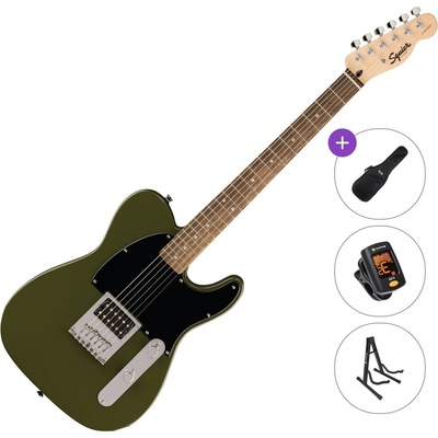 Squier Sonic Esquire H LRL Basic SET Olive Електрическа китара